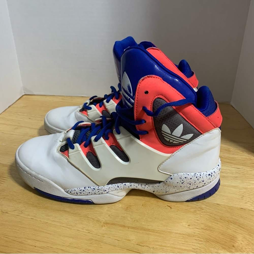 Adidas GLC Blue White Iron Hawaiian Vacation G65791 Trefoil Basketball Shoes SZ9